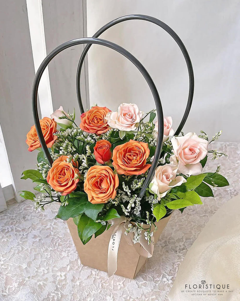 Vibrant FBS: Spray Roses, Spray Carnations Flower Bag