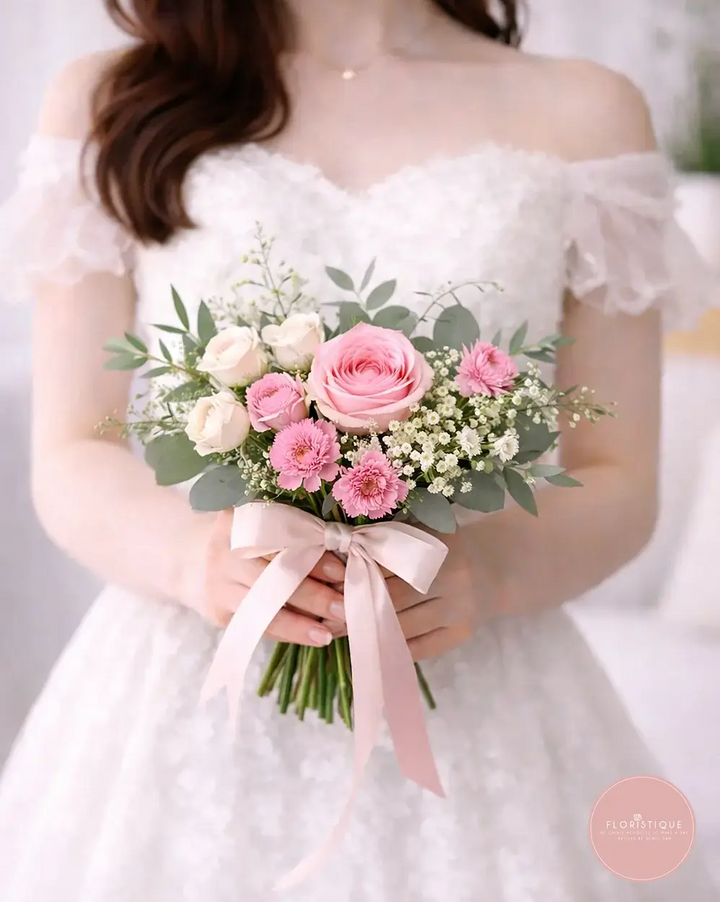 Romantic Beginning Bridal Set - FloristiqueSG 