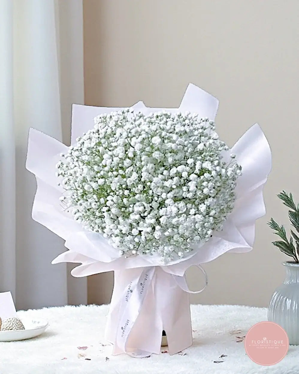Exclusive $29.90 Colette Baby's Breath (10 Sets Only) - FloristiqueSG 