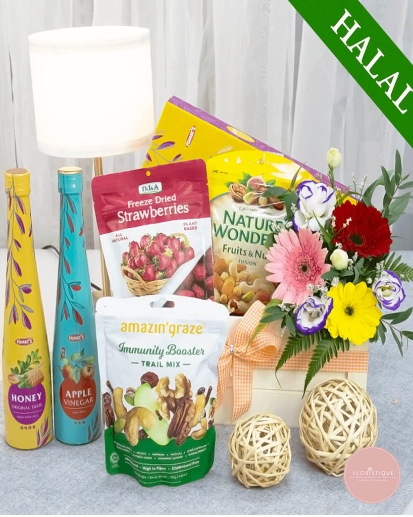 Wellness Wish with Flower WHP - FloristiqueSG 