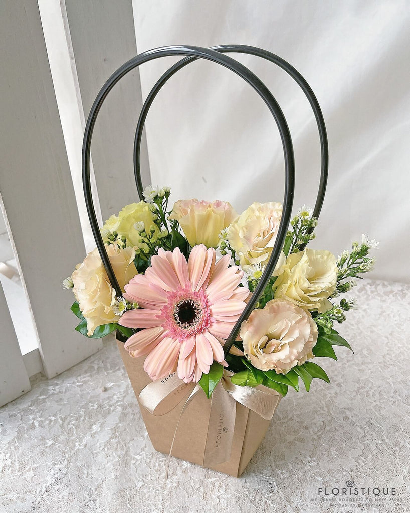 Memories FBS:  Gerbera, Eustoma Flower Bag