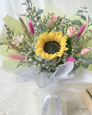 Petite Bouquet - Sunflower From Singapore Florist Floristique