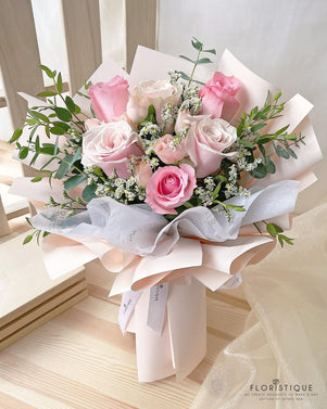 Irene Bouquet - Roses From Singapore Florist Floristique