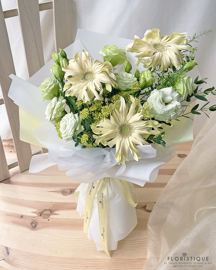 Willyn Bouquet - Gerbera, Spray Roses, And Eustoma From Singapore Florist Floristique