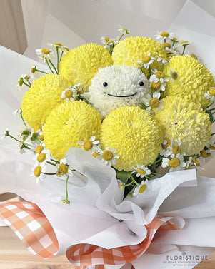 Smiley Bouquet - Mum Flowers From Singapore Florist Floristique